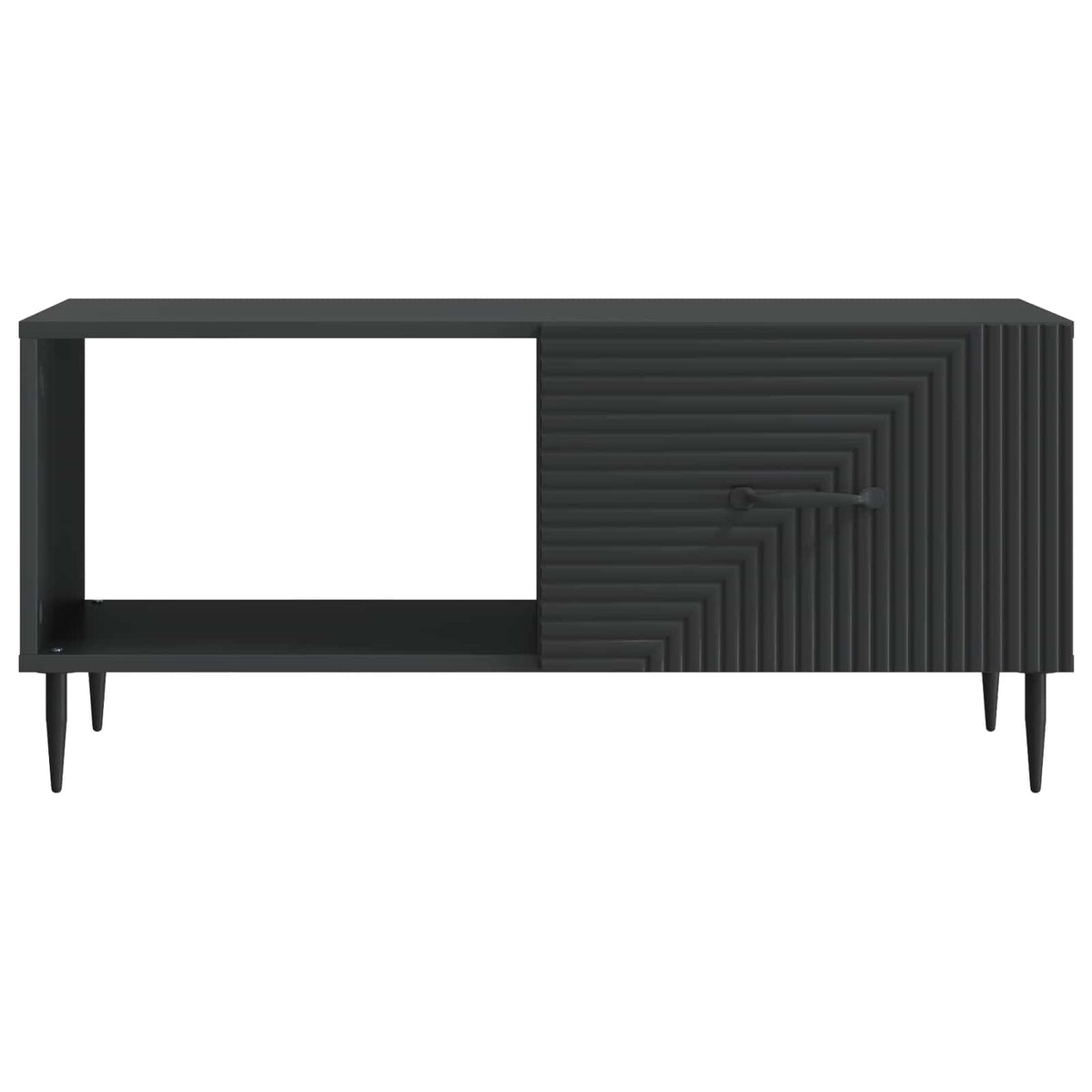 Couchtisch Schwarz 90 x 50 x 40 cm Holzwerkstoff