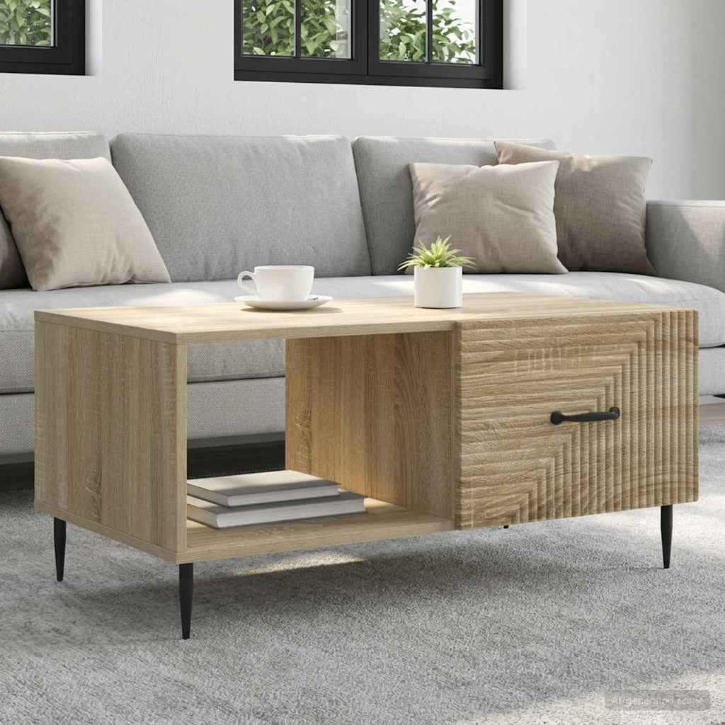 Couchtisch Sonoma-Eiche 90 x 50 x 40 cm Holzwerkstoff