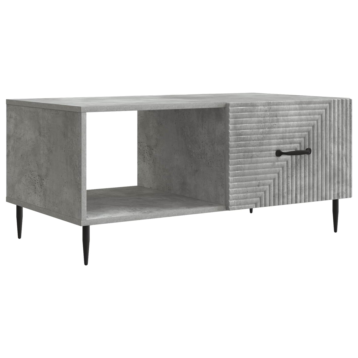 Couchtisch Betongrau 90 x 50 x 40 cm Holzwerkstoff