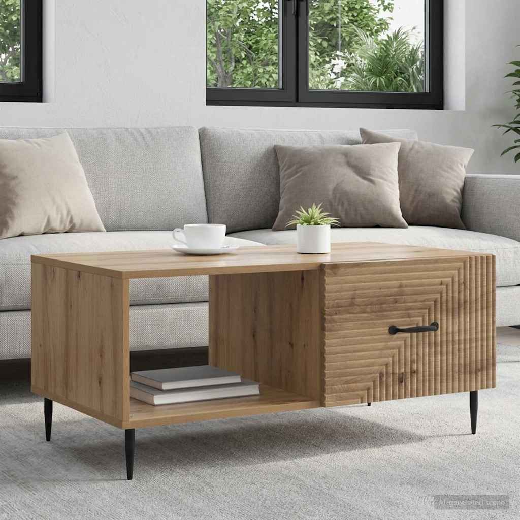Couchtisch Artisan-Eiche 90 x 50 x 40 cm Holzwerkstoff