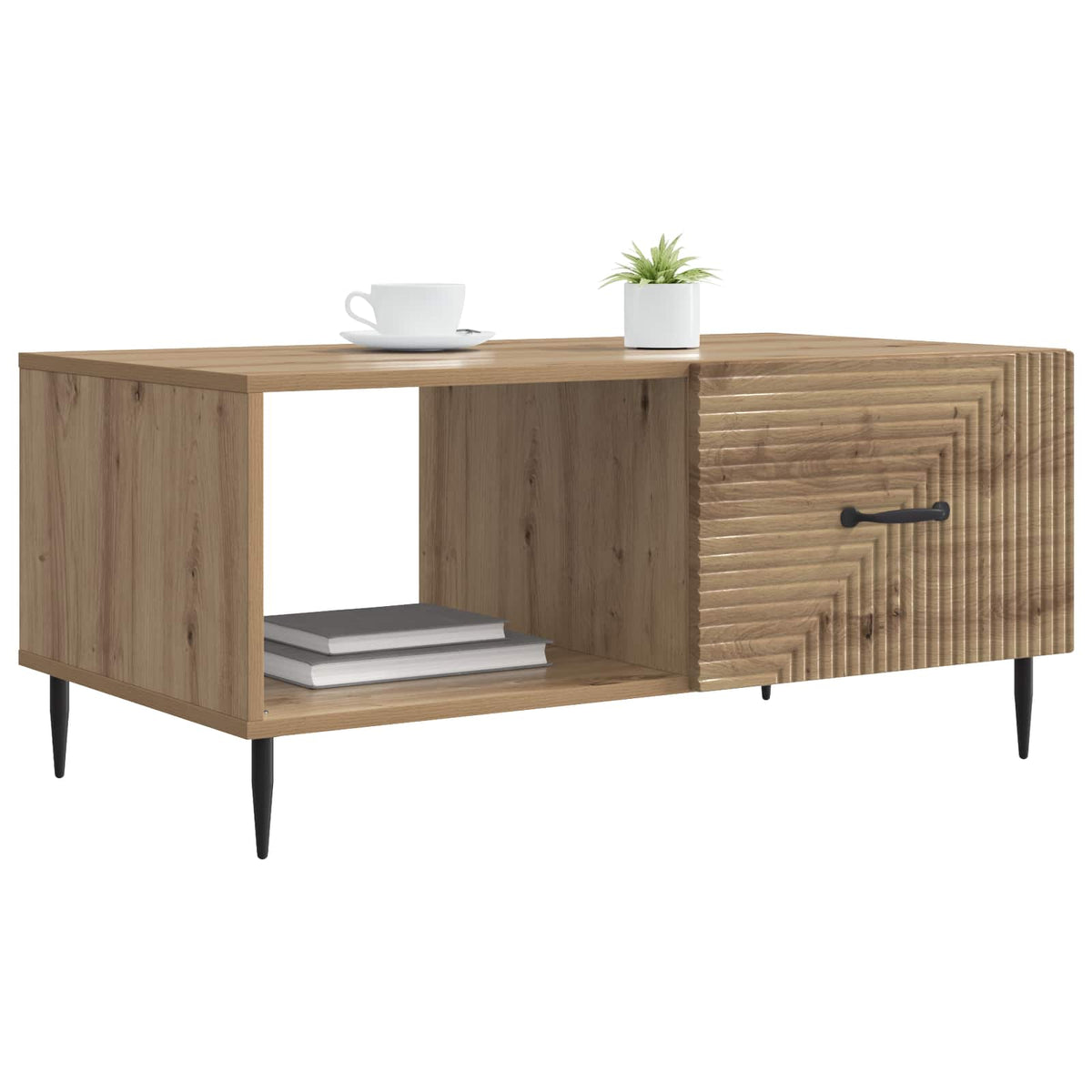 Couchtisch Artisan-Eiche 90 x 50 x 40 cm Holzwerkstoff