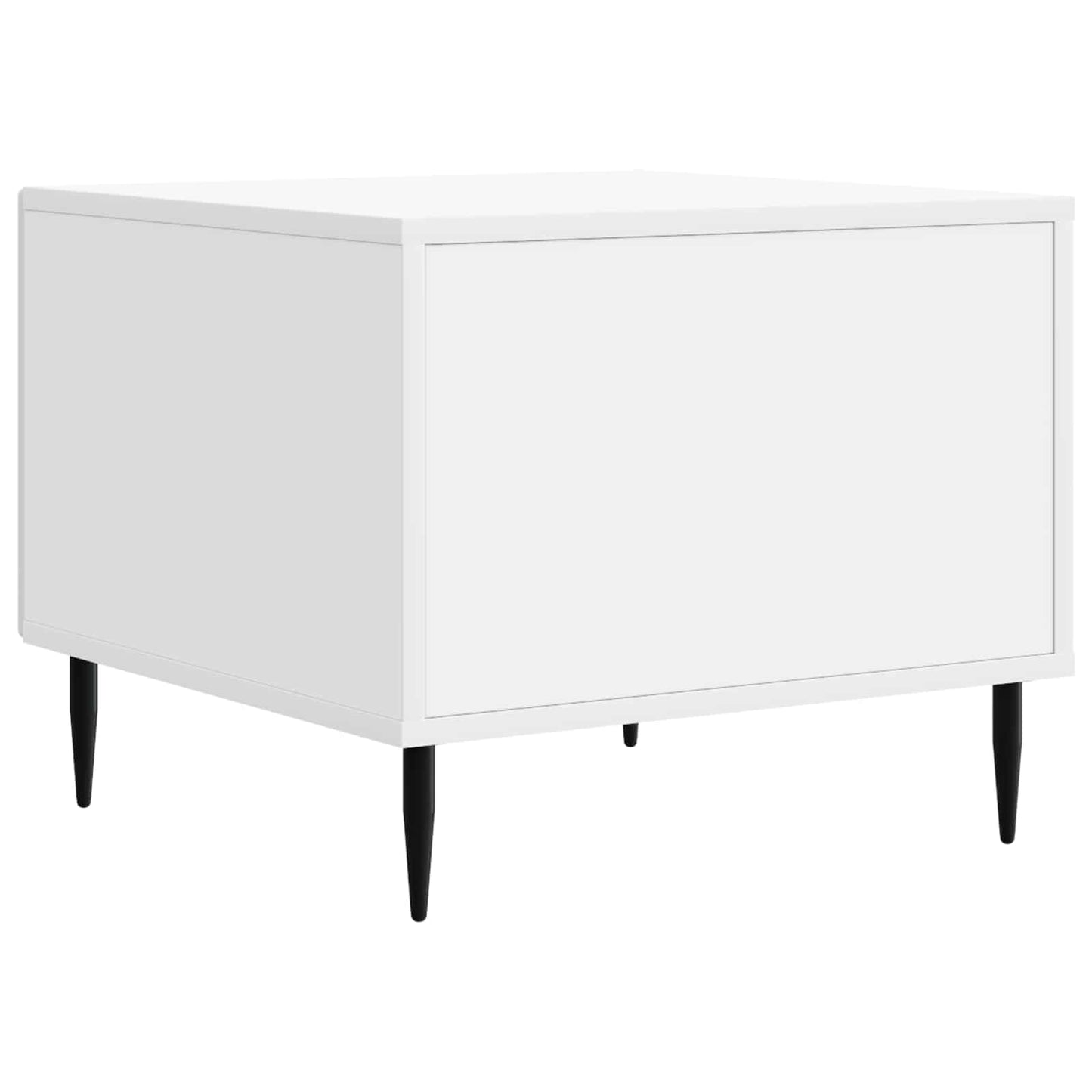 Couchtisch mit Schubladen Weiß 49 x 50 x 40 cm Holzwerkstoff