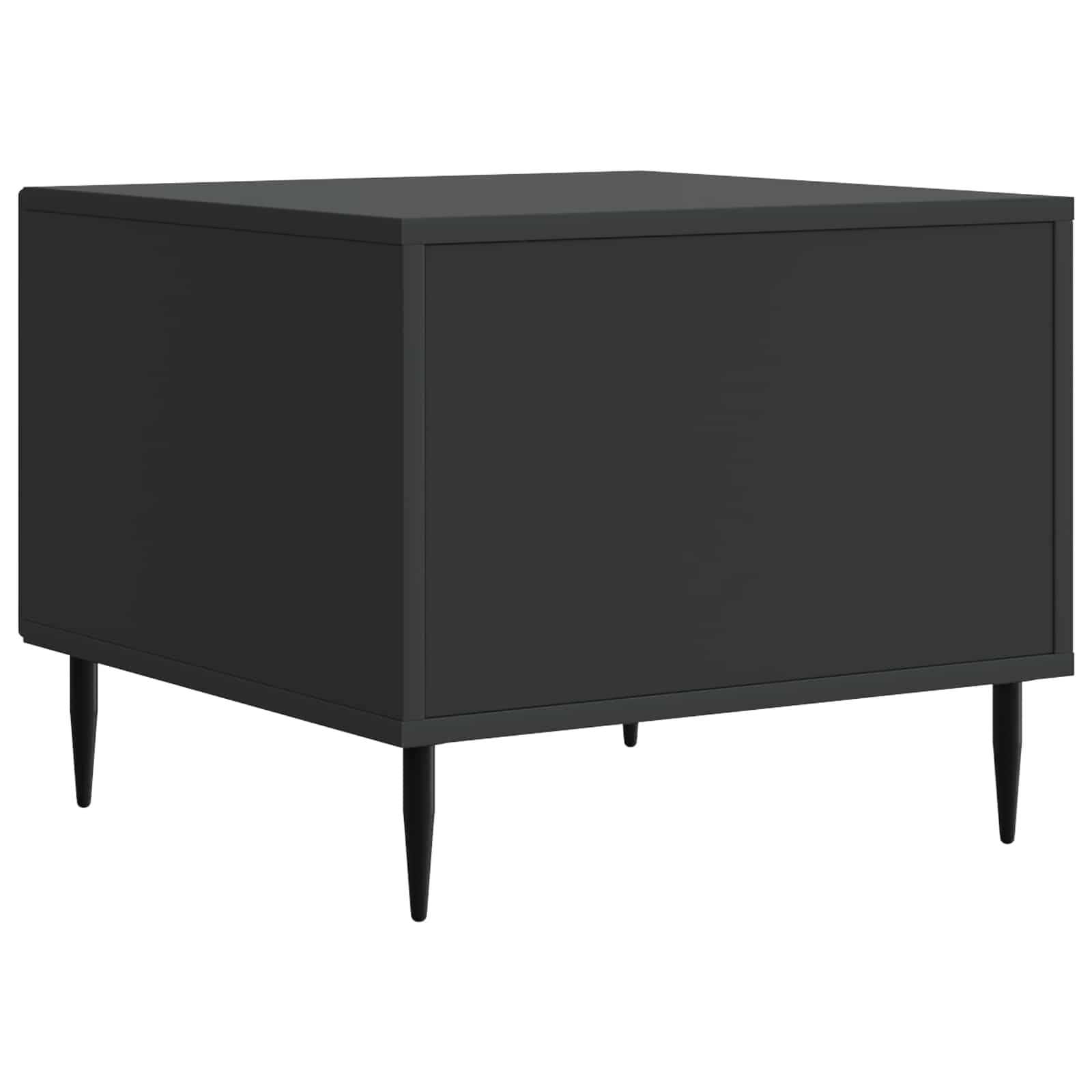 Couchtisch mit Schubladen Schwarz 49 x 50 x 40 cm Holzwerkstoff