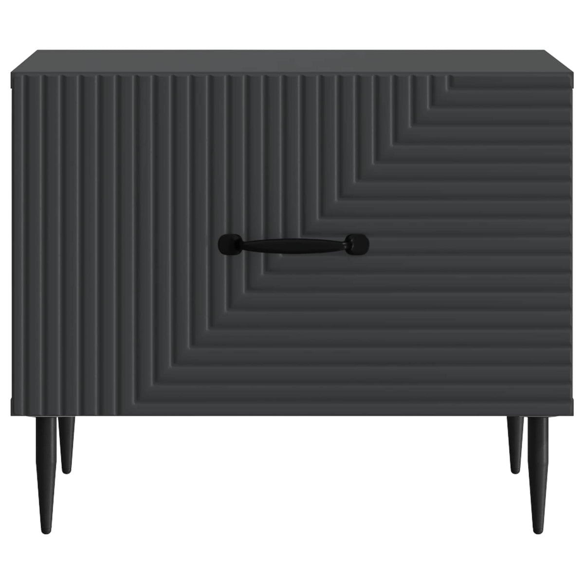 Couchtisch mit Schubladen Schwarz 49 x 50 x 40 cm Holzwerkstoff