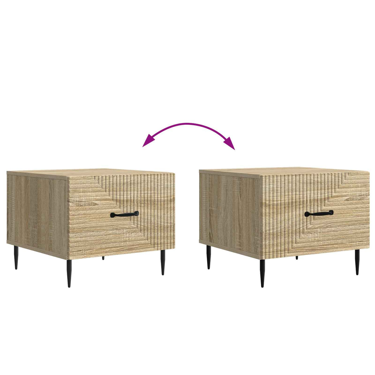 Couchtisch Sonoma-Eiche 49 x 50 x 40 cm Holzwerkstoff
