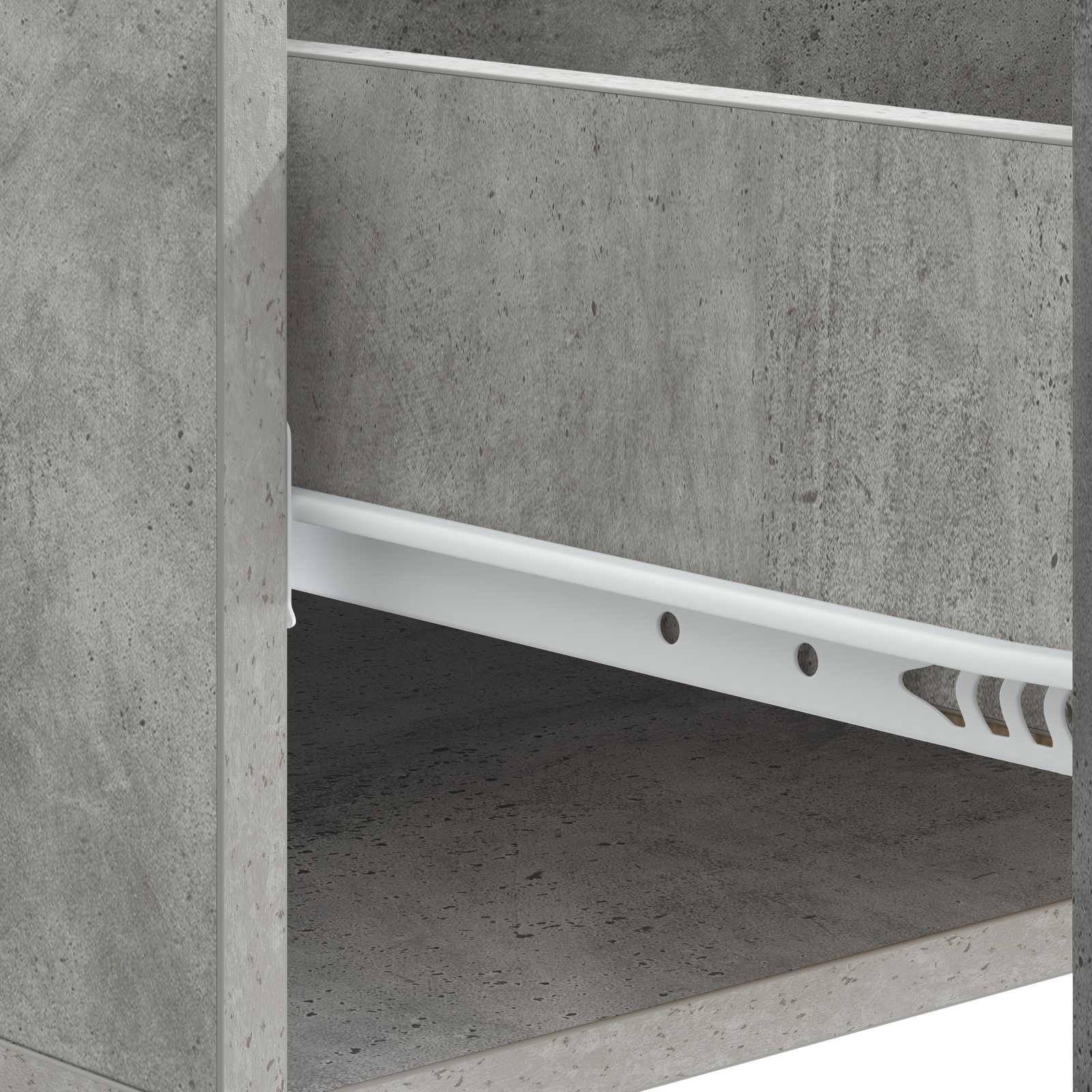 Couchtisch Betongrau 49 x 50 x 40 cm Holzwerkstoff