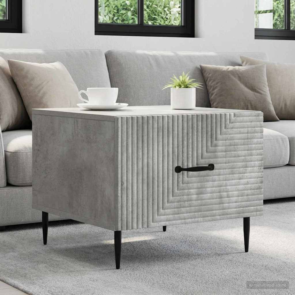 Couchtisch Betongrau 49 x 50 x 40 cm Holzwerkstoff