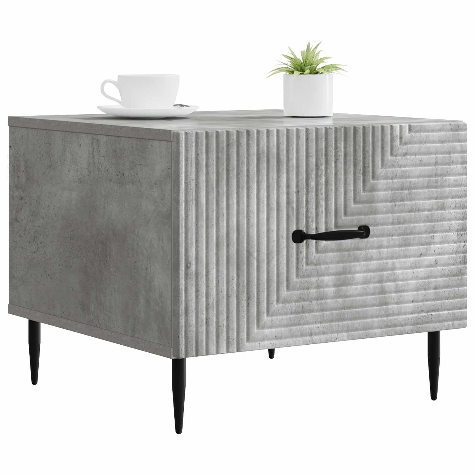 Couchtisch Betongrau 49 x 50 x 40 cm Holzwerkstoff