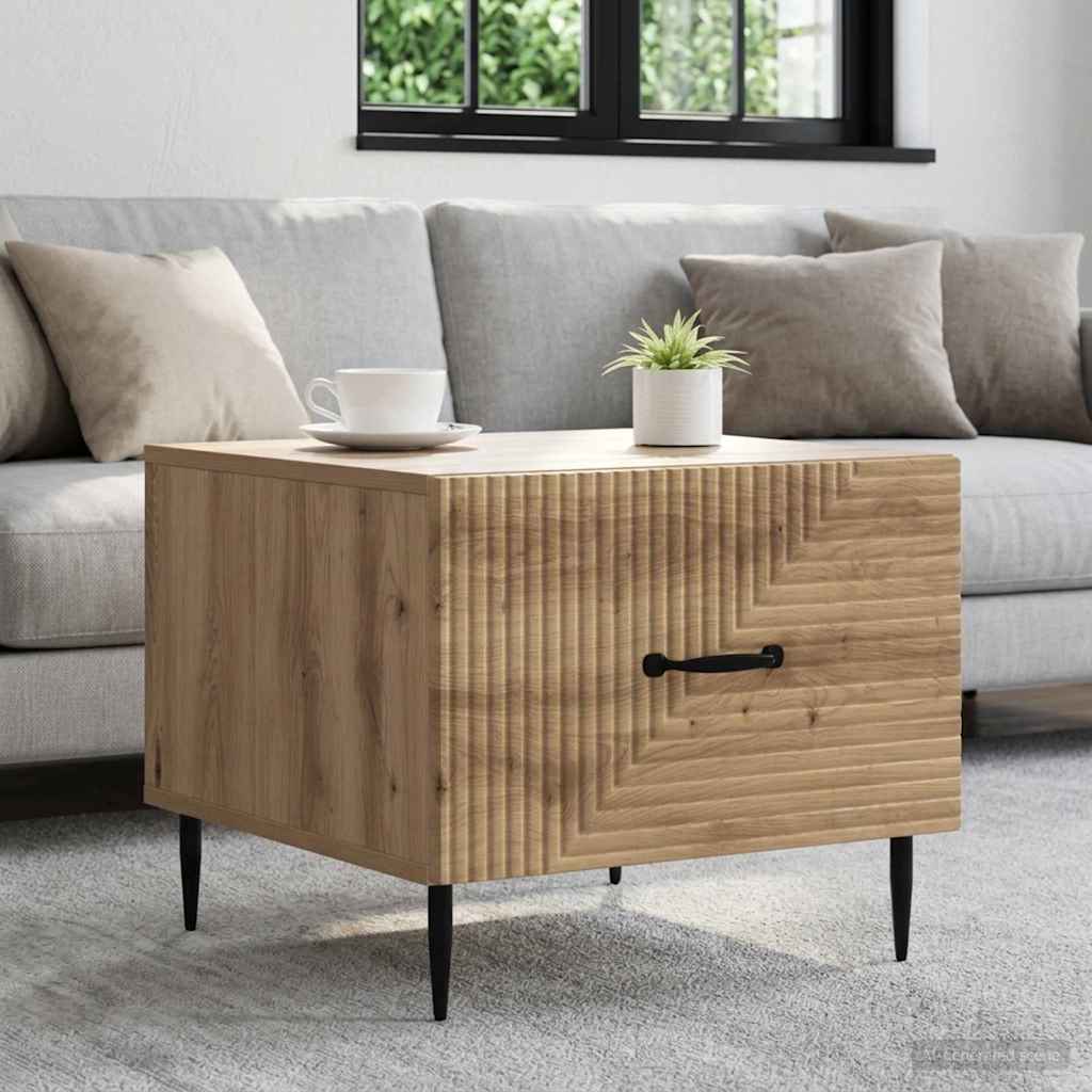 Couchtisch Artisan-Eiche 49 x 50 x 40 cm Holzwerkstoff