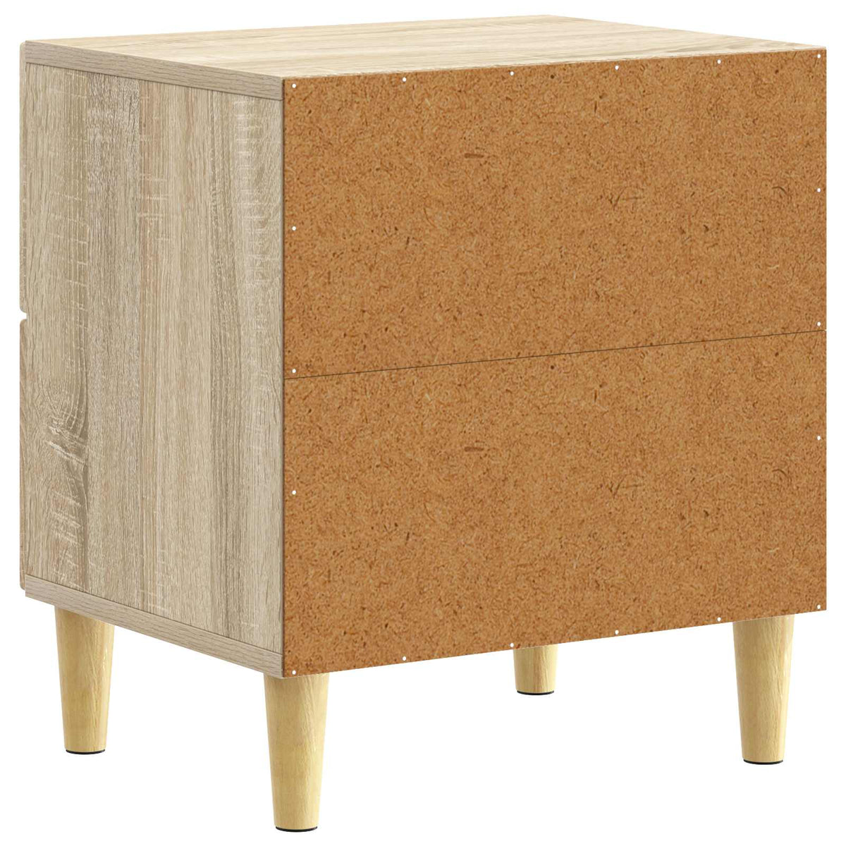 Nachttisch 2 stk. Sonoma-Eiche 43 x 34,5 x 48 cm Holzwerkstoff