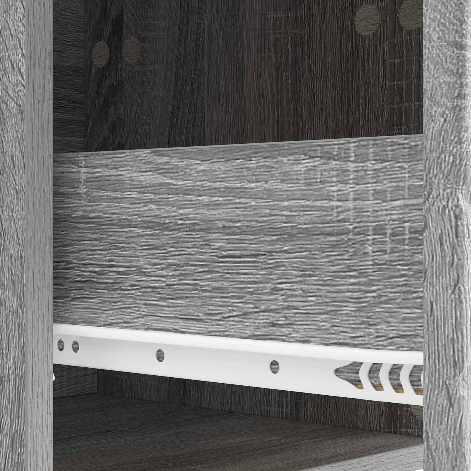 Nachttisch Grau Sonoma 43 x 34,5 x 48 cm Holzwerkstoff