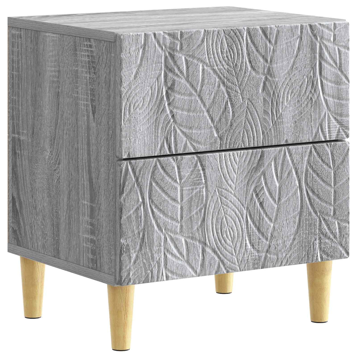 Nachttisch Grau Sonoma 43 x 34,5 x 48 cm Holzwerkstoff