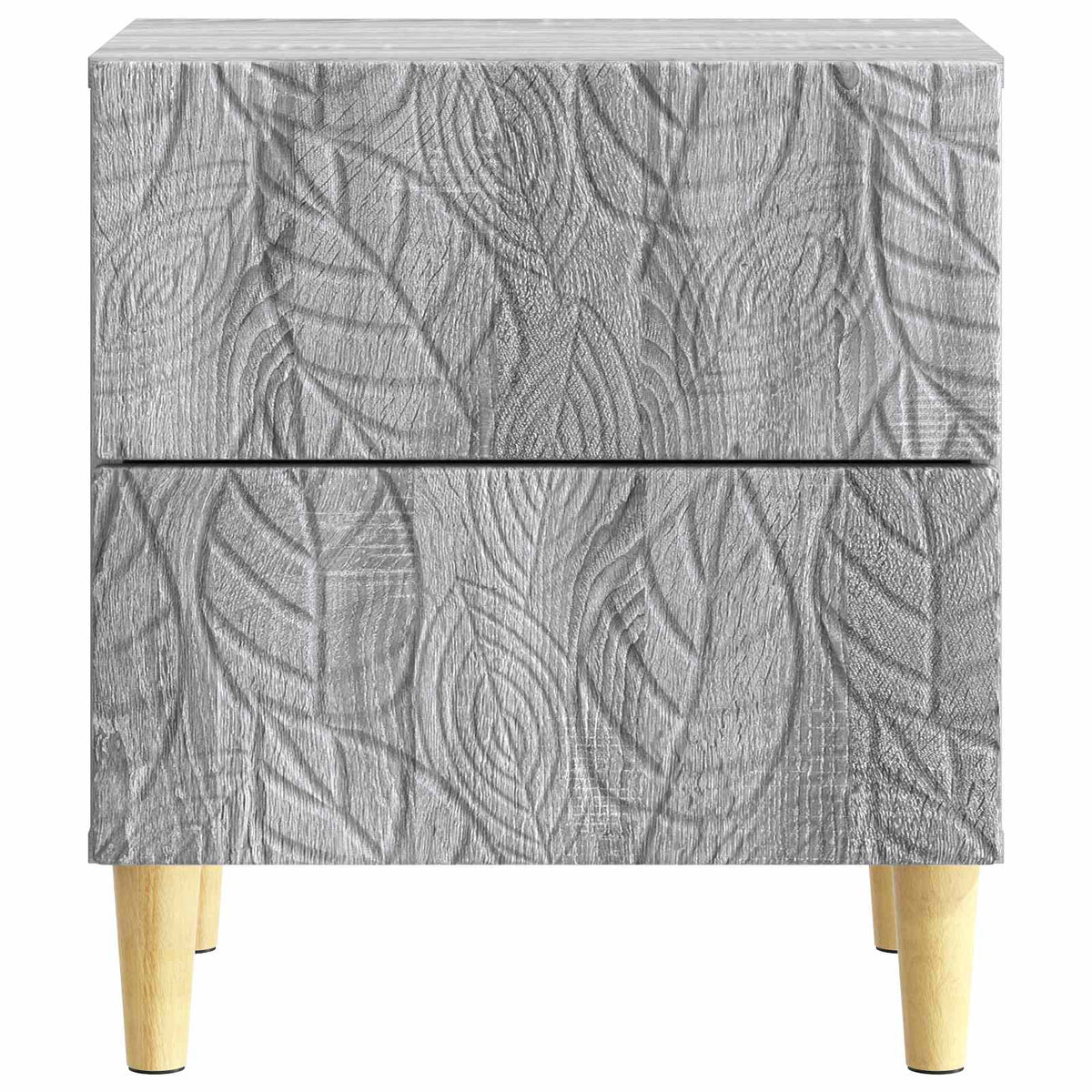 Nachttisch Grau Sonoma 43 x 34,5 x 48 cm Holzwerkstoff