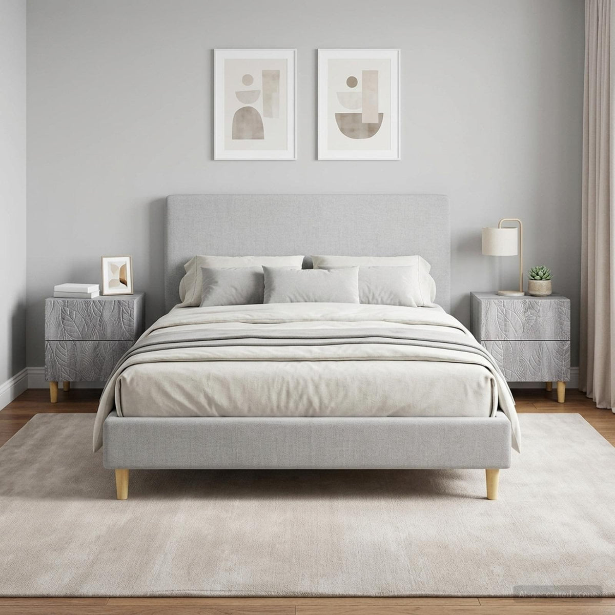 Nachttisch 2 stk. Grau Sonoma 43 x 34,5 x 48 cm Holzwerkstoff