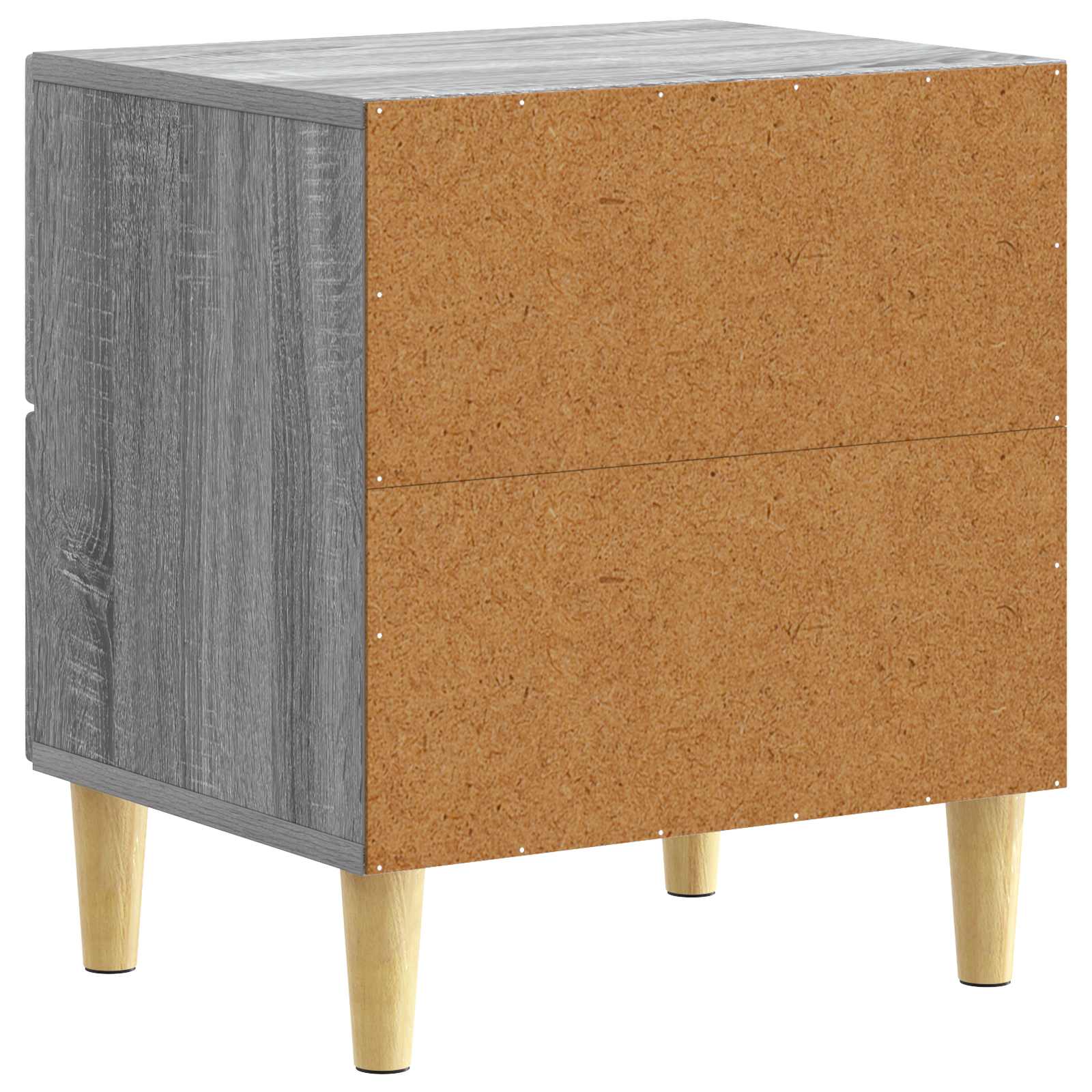Nachttisch 2 stk. Grau Sonoma 43 x 34,5 x 48 cm Holzwerkstoff