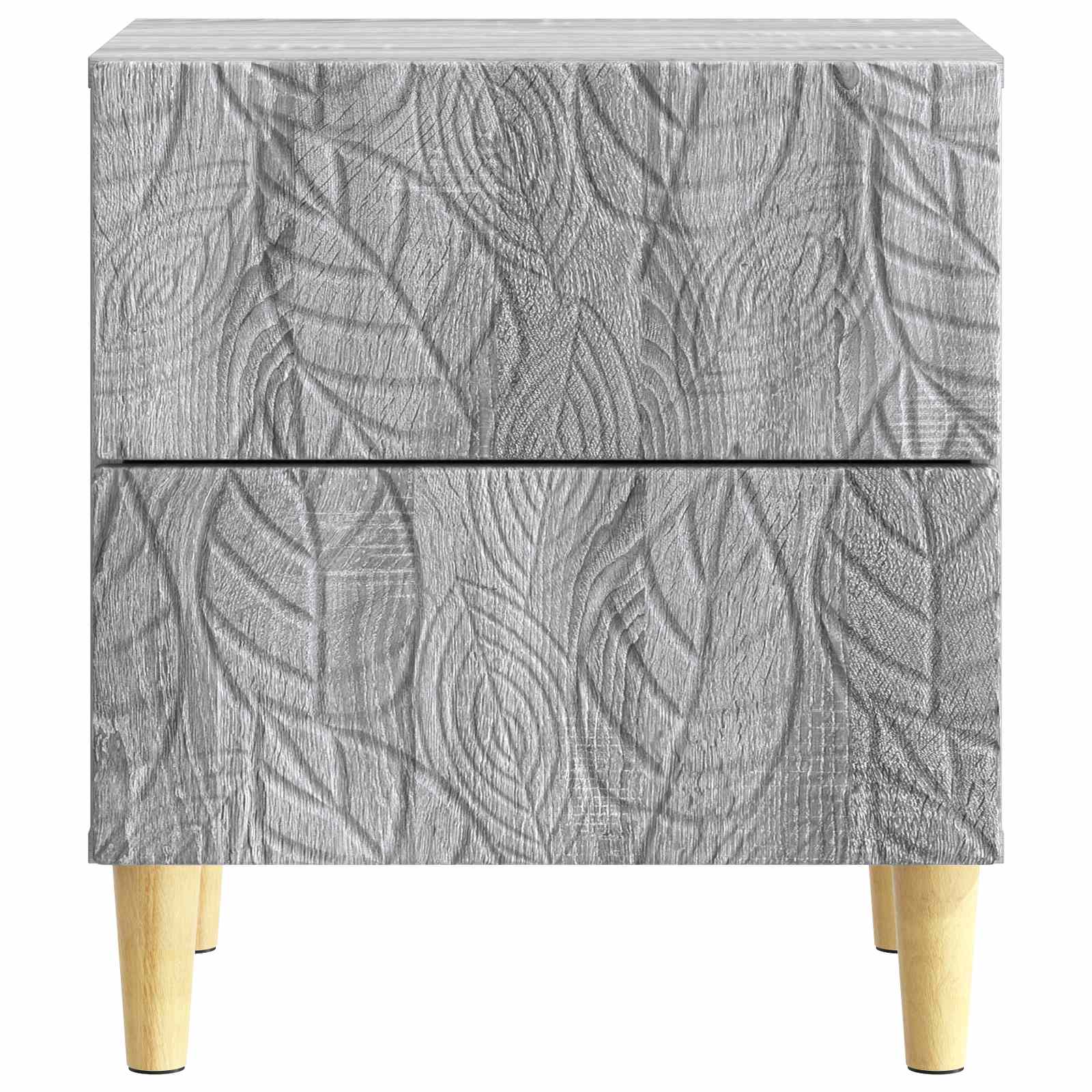 Nachttisch 2 stk. Grau Sonoma 43 x 34,5 x 48 cm Holzwerkstoff