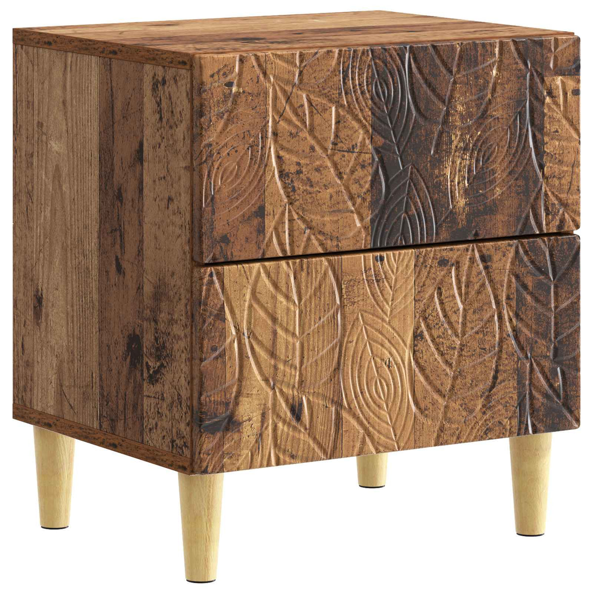 Nachttisch Altholz 43 x 34,5 x 48 cm Holzwerkstoff