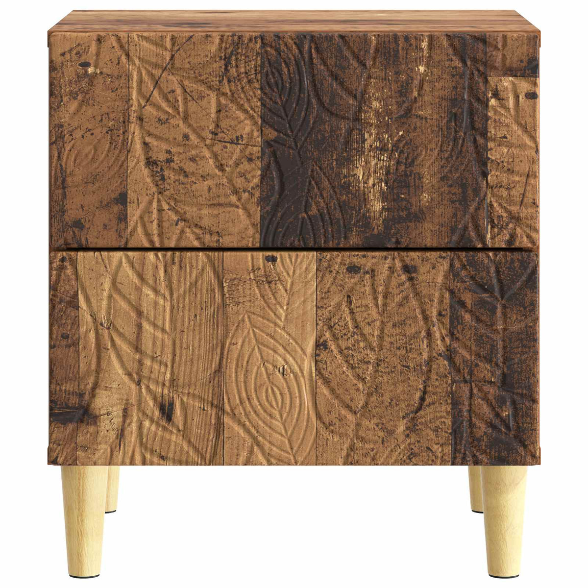 Nachttisch Altholz 43 x 34,5 x 48 cm Holzwerkstoff