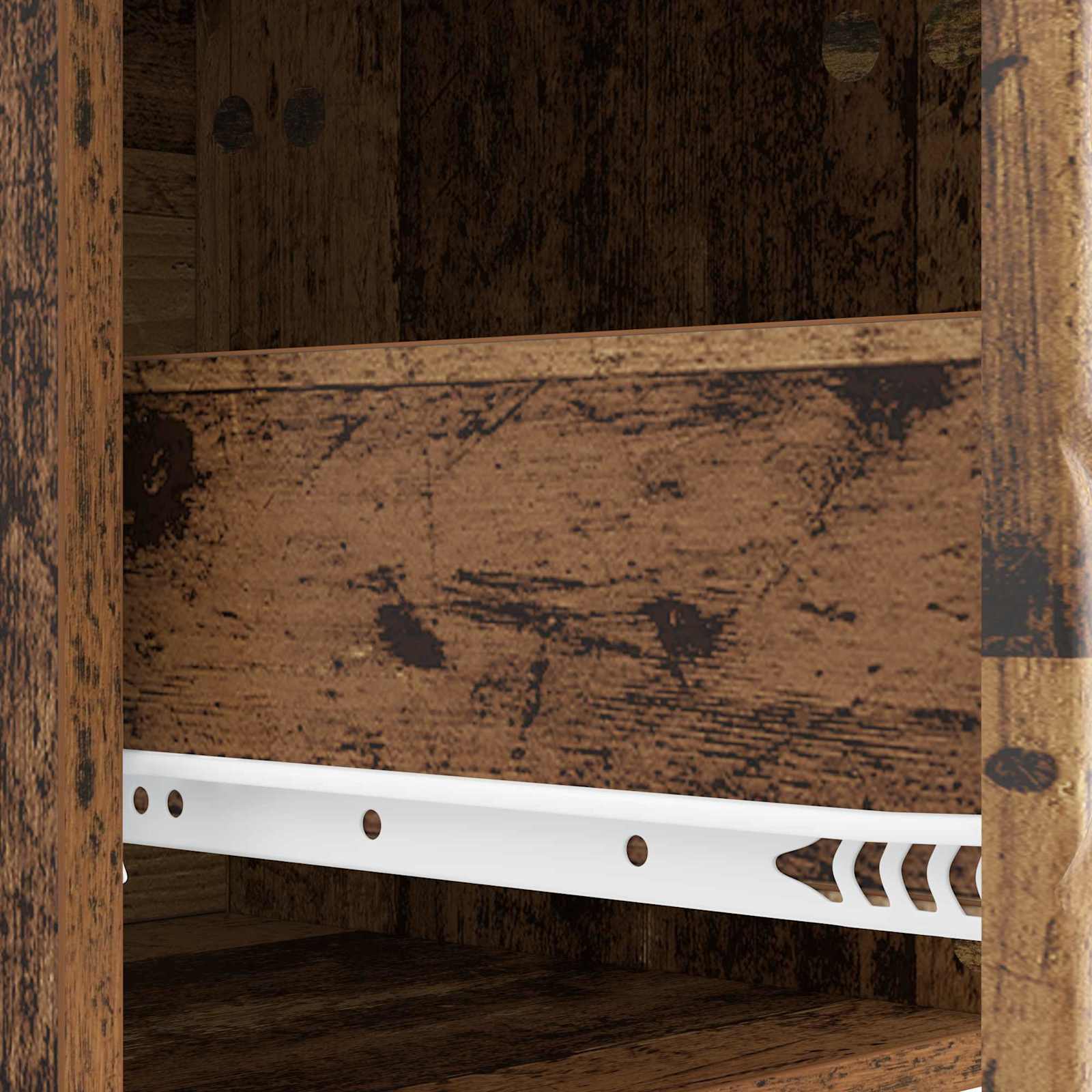 Nachttisch 2 stk. Altholz 43 x 34,5 x 48 cm Holzwerkstoff