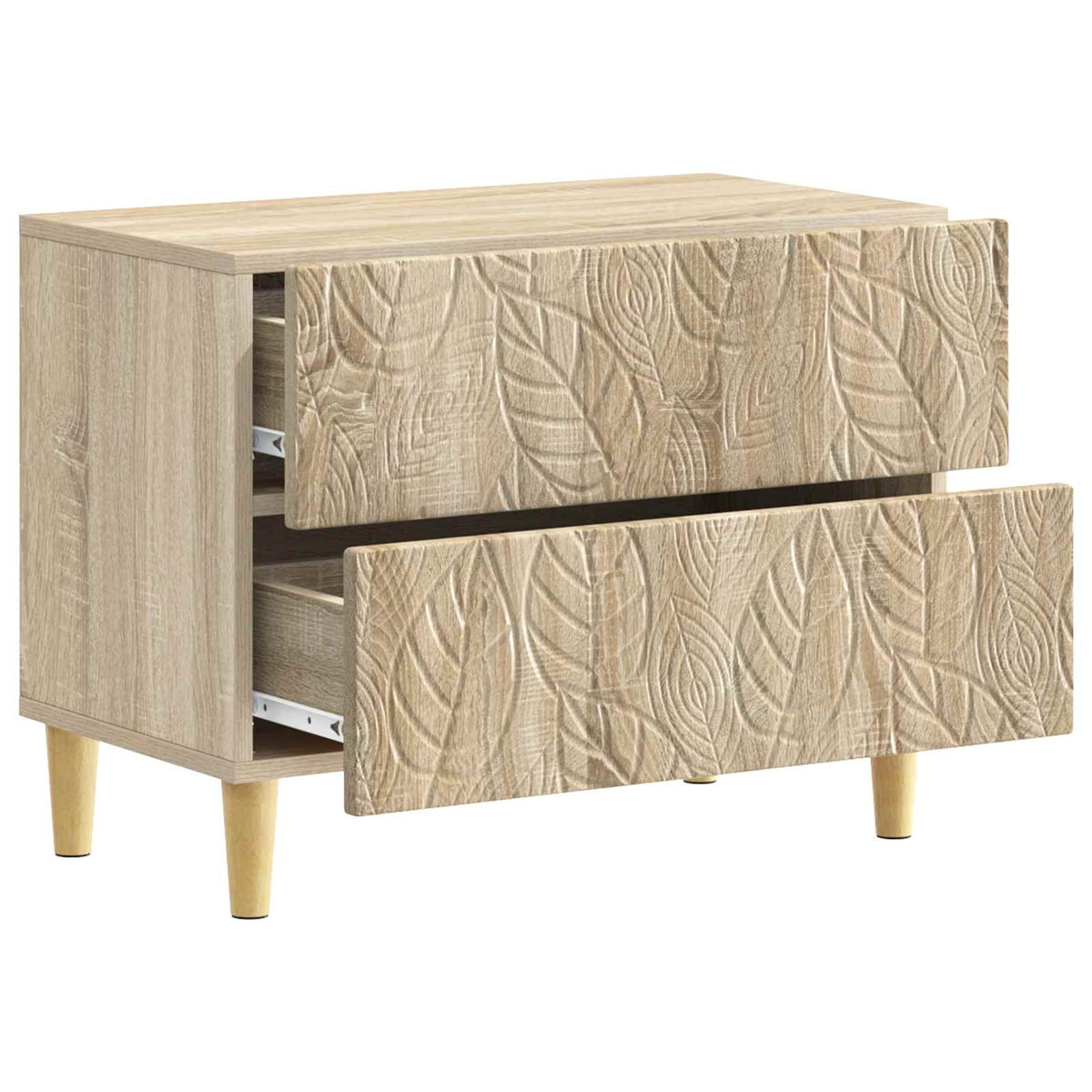 Nachttisch Sonoma-Eiche 62 x 34,5 x 48 cm Holzwerkstoff