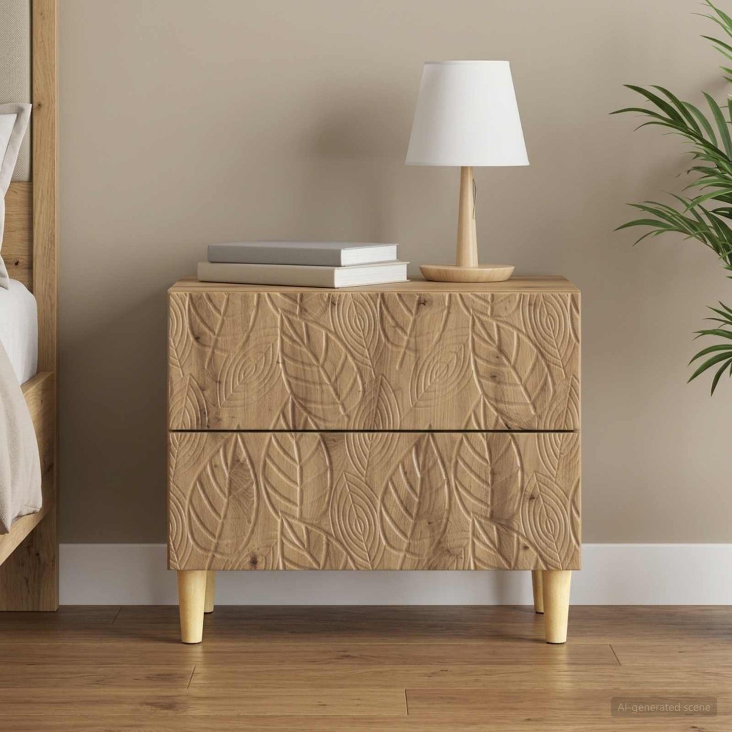 Nachttisch Artisan-Eiche 62 x 34,5 x 48 cm Holzwerkstoff