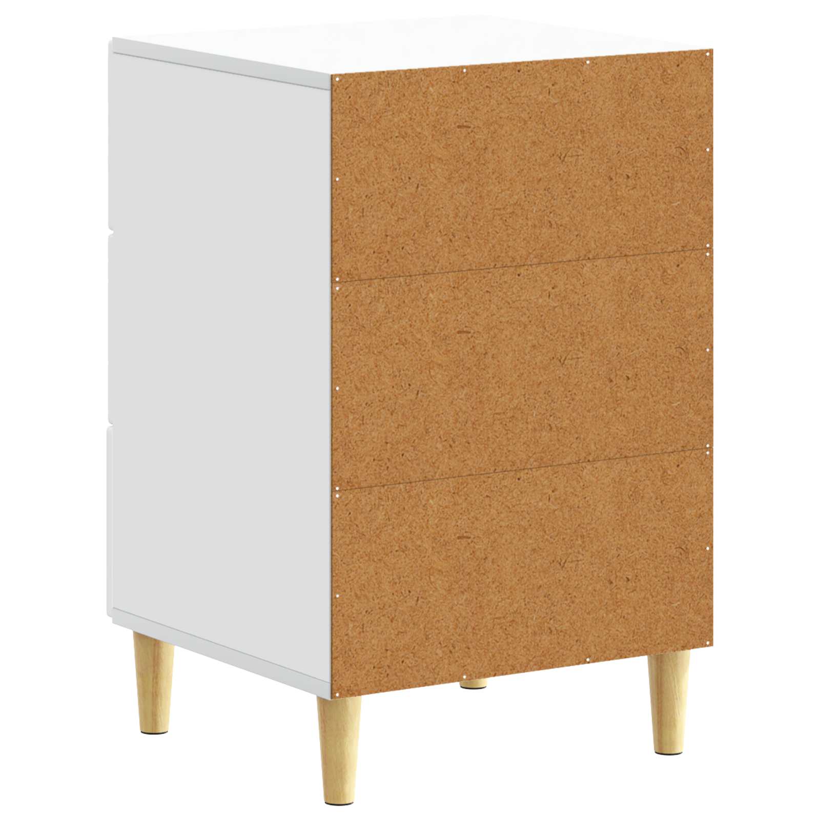 Nachttisch Weiß 43 x 39,5 x 66,5 cm Holzwerkstoff