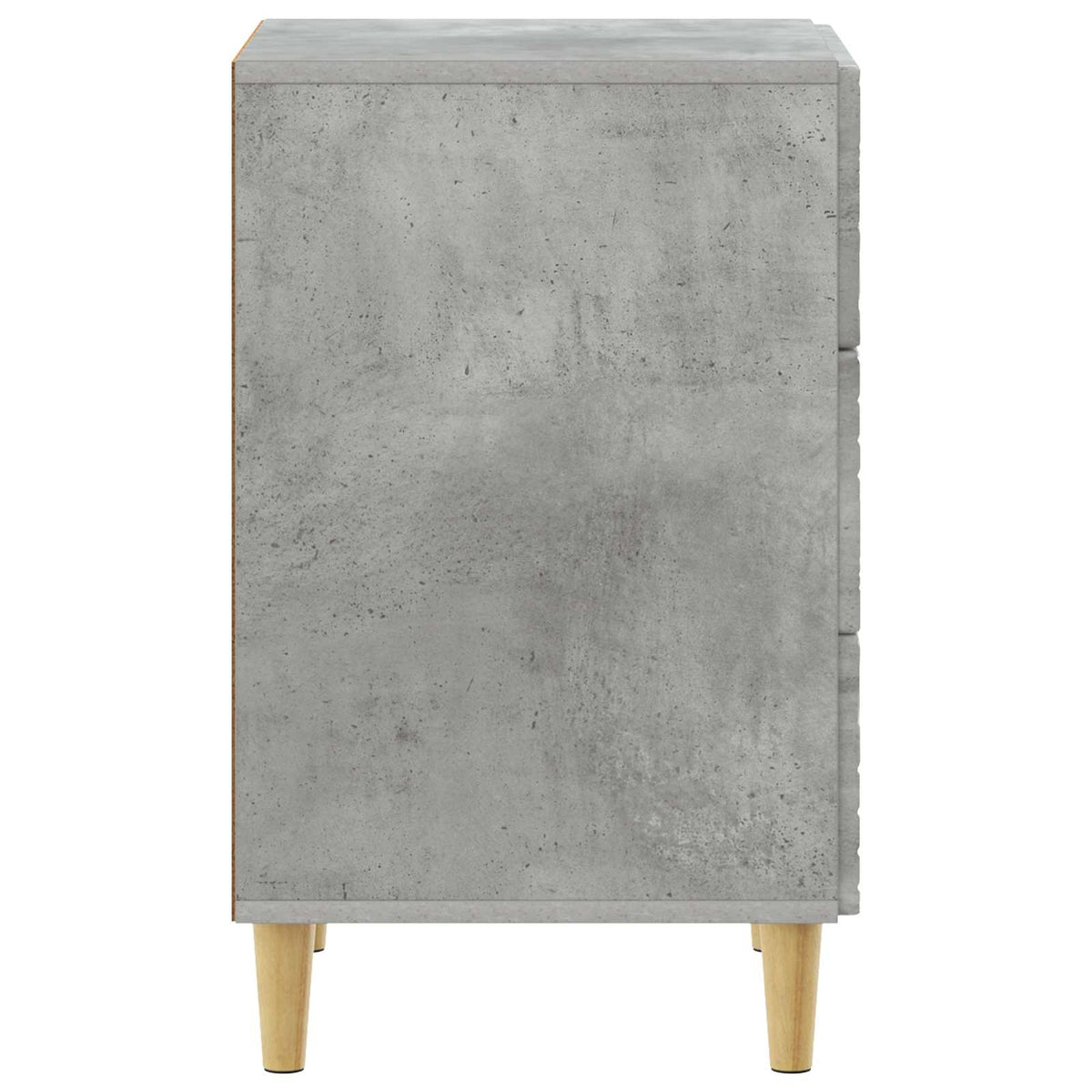 Nachttisch Betongrau 43 x 39,5 x 66,5 cm Holzwerkstoff