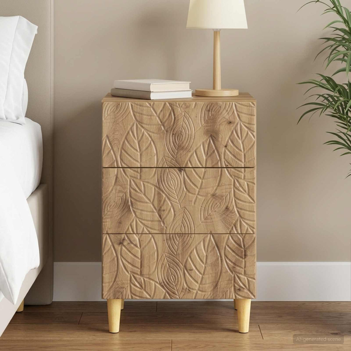 Nachttisch Artisan-Eiche 43 x 39,5 x 66,5 cm Holzwerkstoff