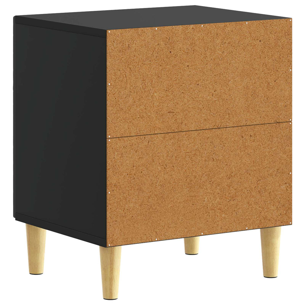 Nachttisch Schwarz 43 x 34,5 x 50 cm Holzwerkstoff