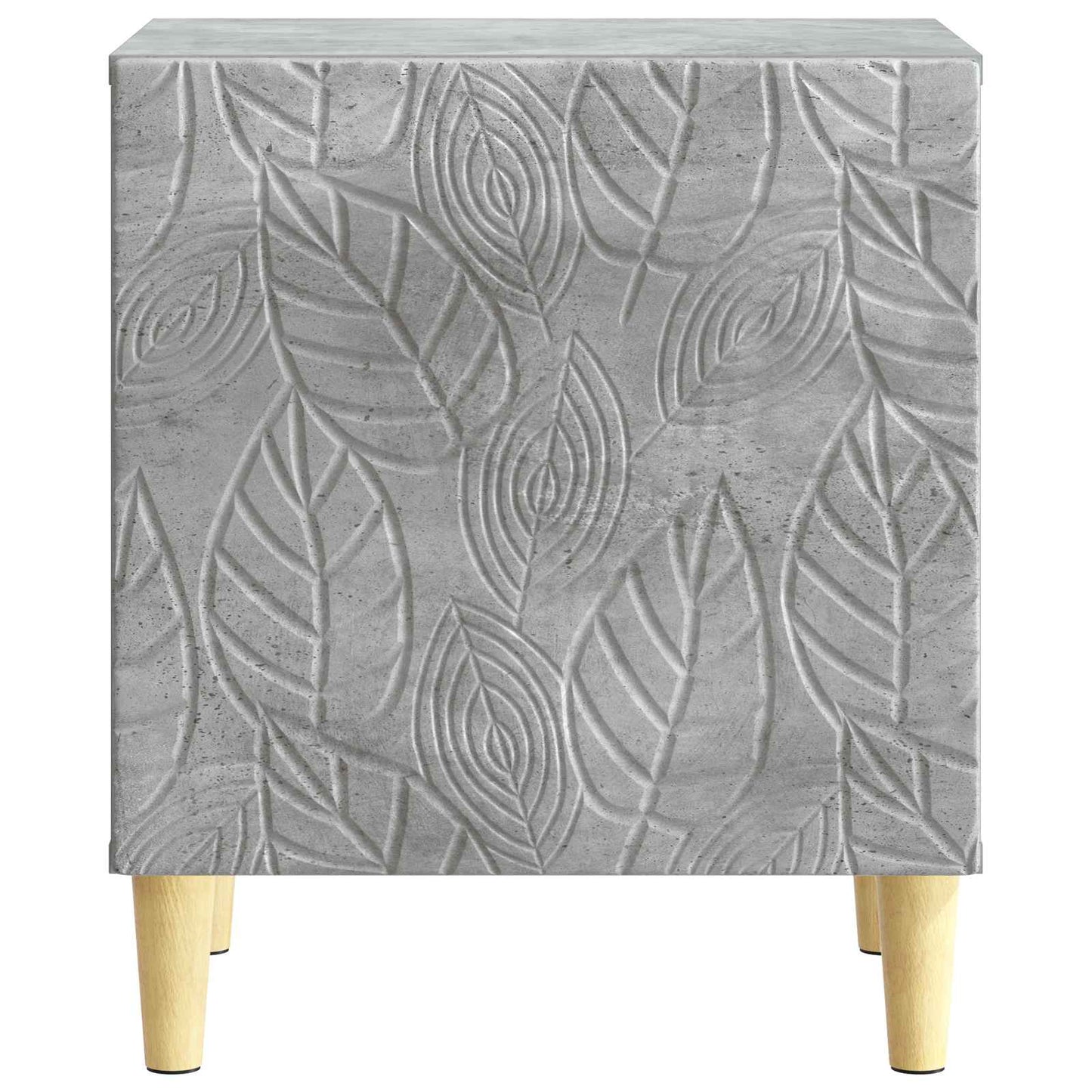 Nachttisch Betongrau 43 x 34,5 x 50 cm Holzwerkstoff