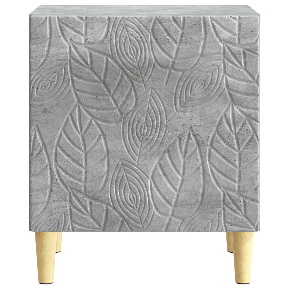 Nachttisch 2 Stk. Betongrau 43 x 34,5 x 50 cm Holzwerkstoff
