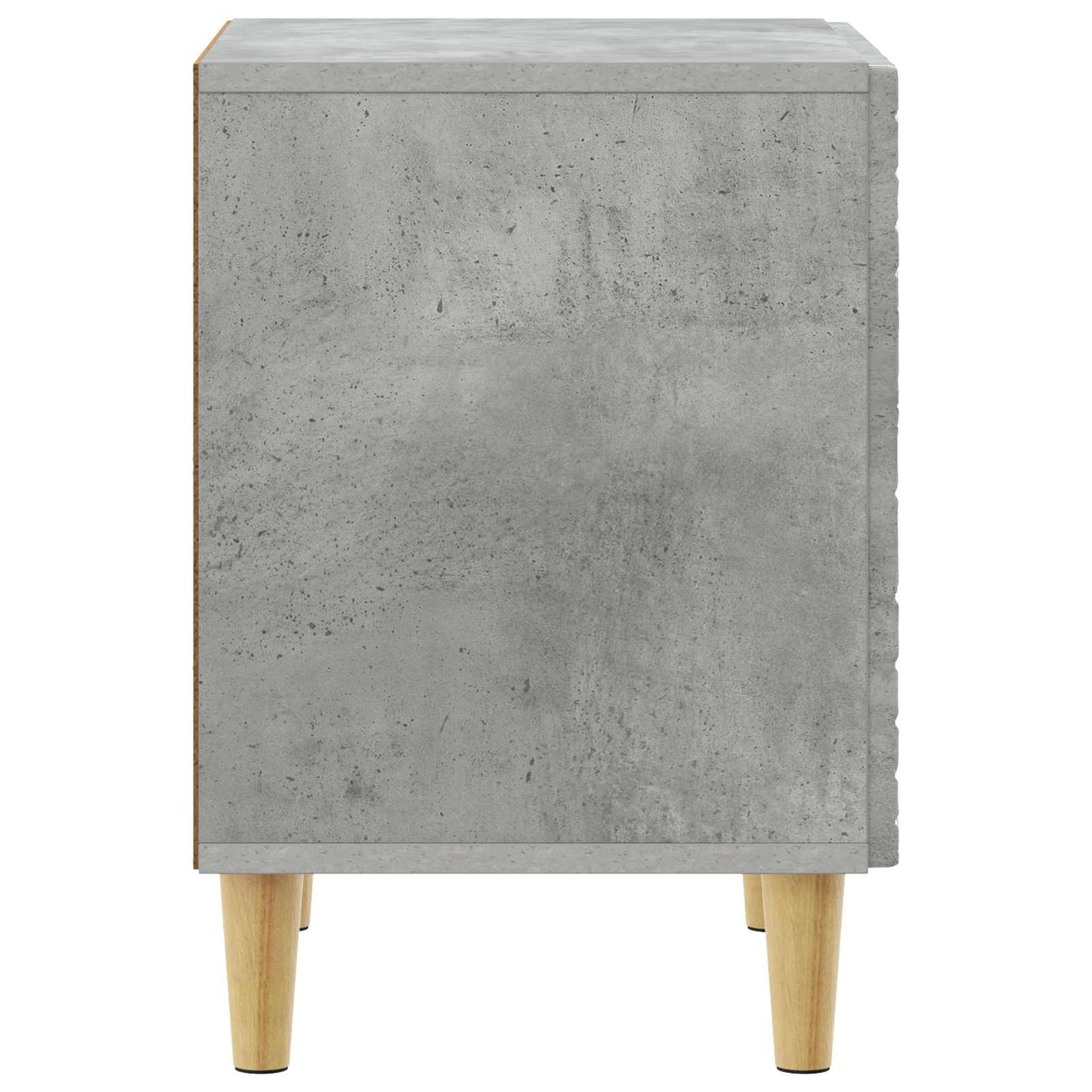 Nachttisch 2 Stk. Betongrau 43 x 34,5 x 50 cm Holzwerkstoff