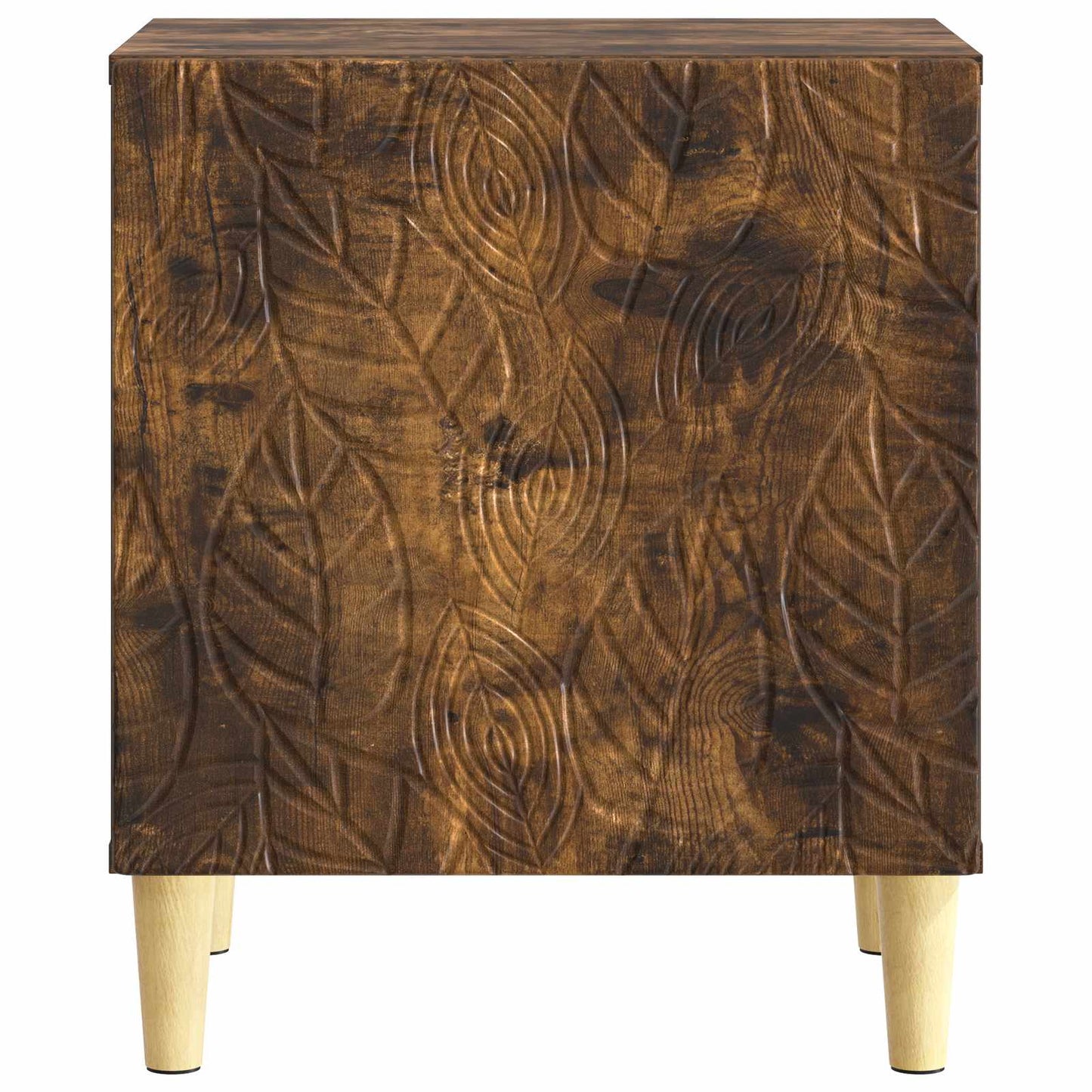 Nachttisch 2 Stk. Räuchereiche 43 x 34,5 x 50 cm Holzwerkstoff