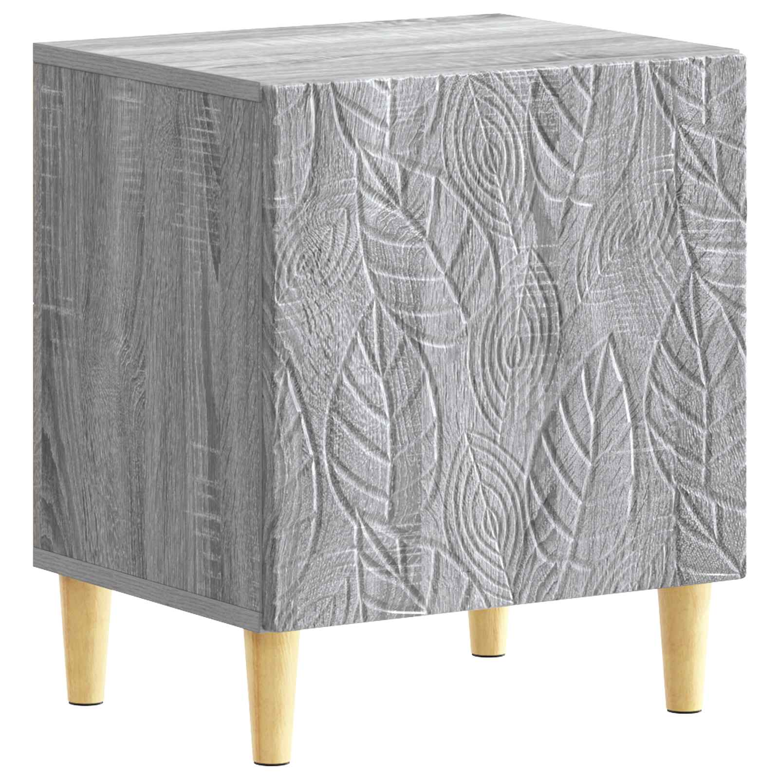 Nachttisch Sonoma-Grau 43 x 34,5 x 50 cm Holzwerkstoff