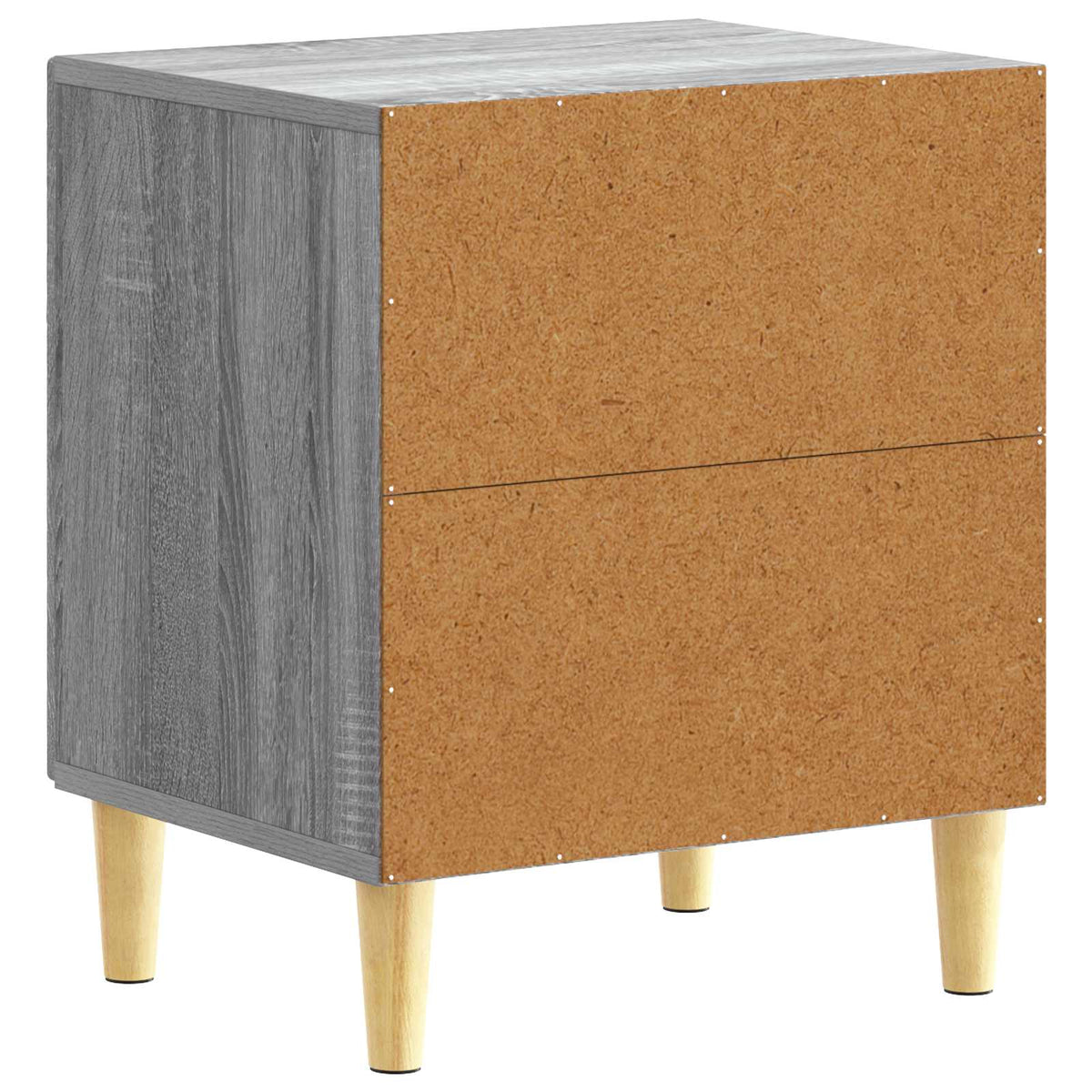 Nachttisch 2 Stk. Sonoma-Grau 43 x 34,5 x 50 cm Holzwerkstoff