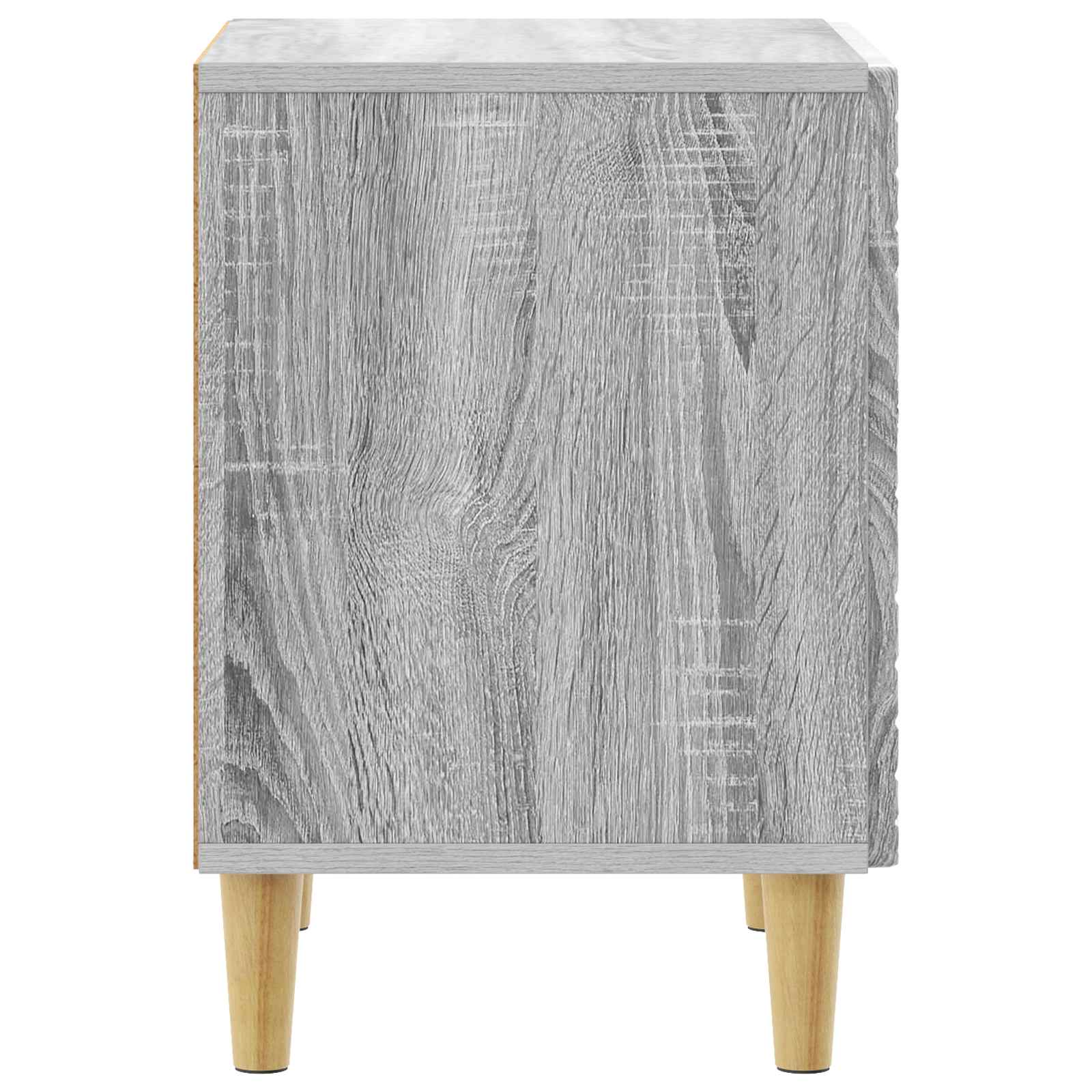 Nachttisch 2 Stk. Sonoma-Grau 43 x 34,5 x 50 cm Holzwerkstoff