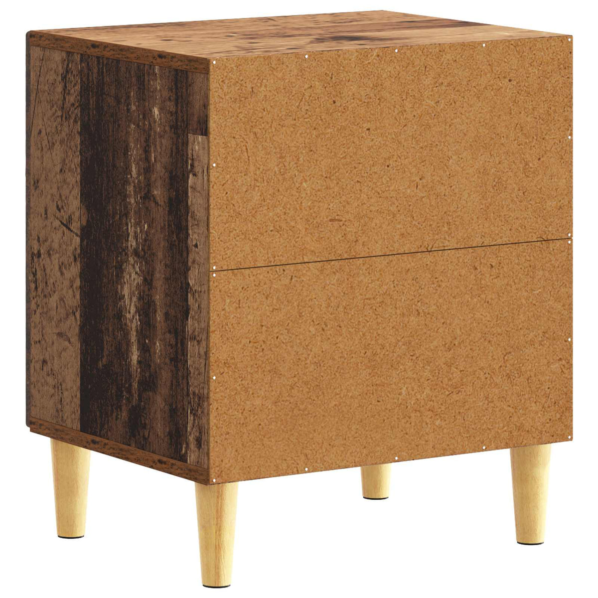 Nachttisch 2 Stk. Altholz 43 x 34,5 x 50 cm Holzwerkstoff