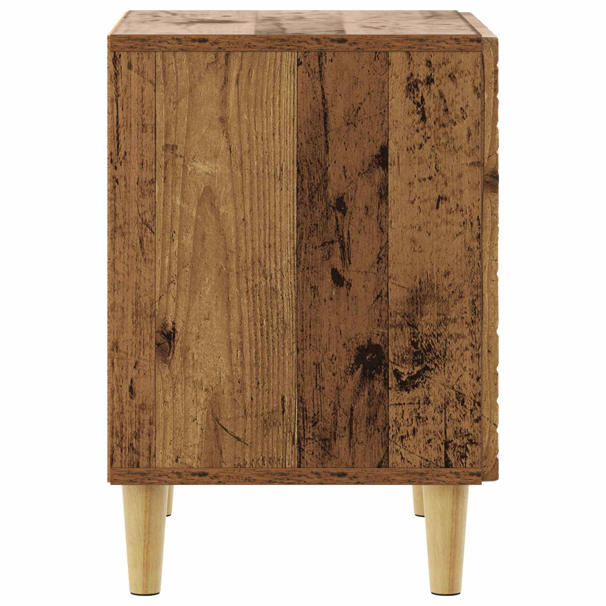 Nachttisch 2 Stk. Altholz 43 x 34,5 x 50 cm Holzwerkstoff