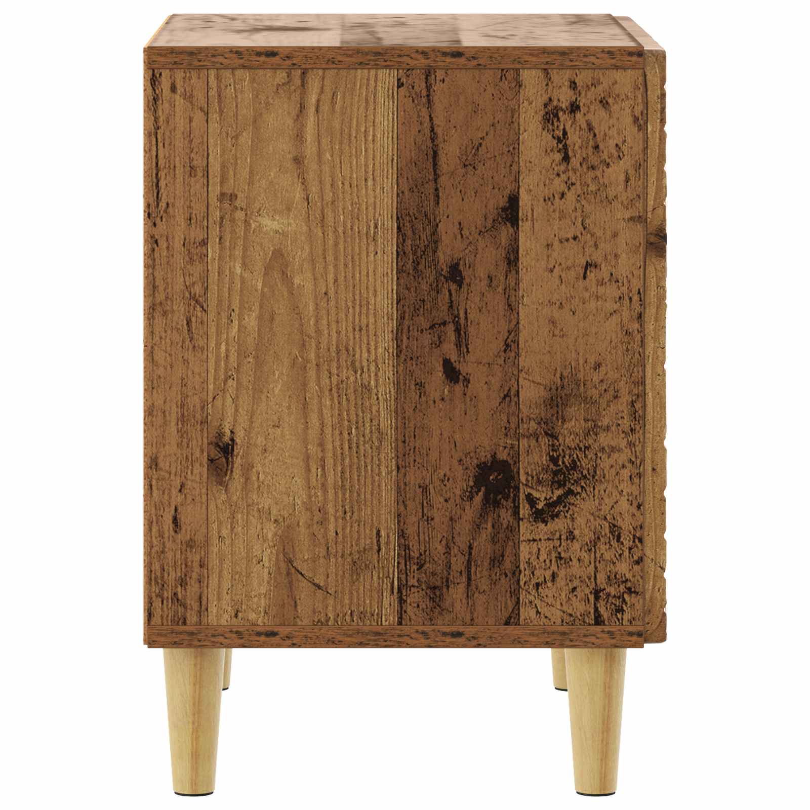 Nachttisch 2 Stk. Altholz 43 x 34,5 x 50 cm Holzwerkstoff