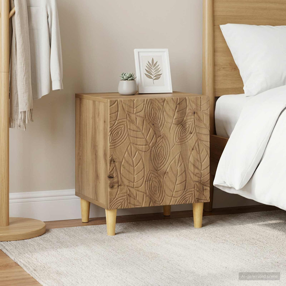 Nachttisch 2 stk. Artisan-Eiche 43 x 34,5 x 50 cm Holzwerkstoff
