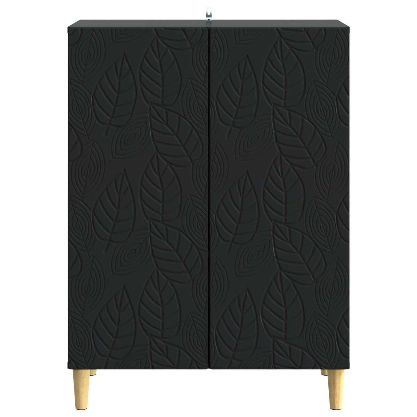 Sideboard Schwarz 66 x 34,5 x 90 cm Holzwerkstoff