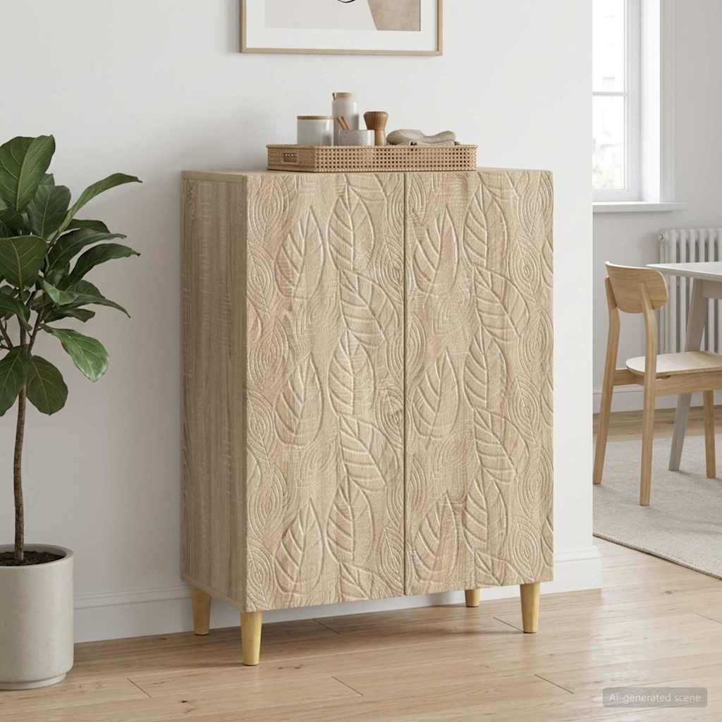 Sideboard Sonoma-Eiche 66 x 34,5 x 90 cm Holzwerkstoff