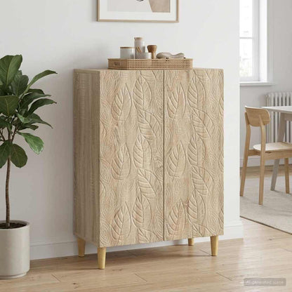 Sideboard Sonoma-Eiche 66 x 34,5 x 90 cm Holzwerkstoff