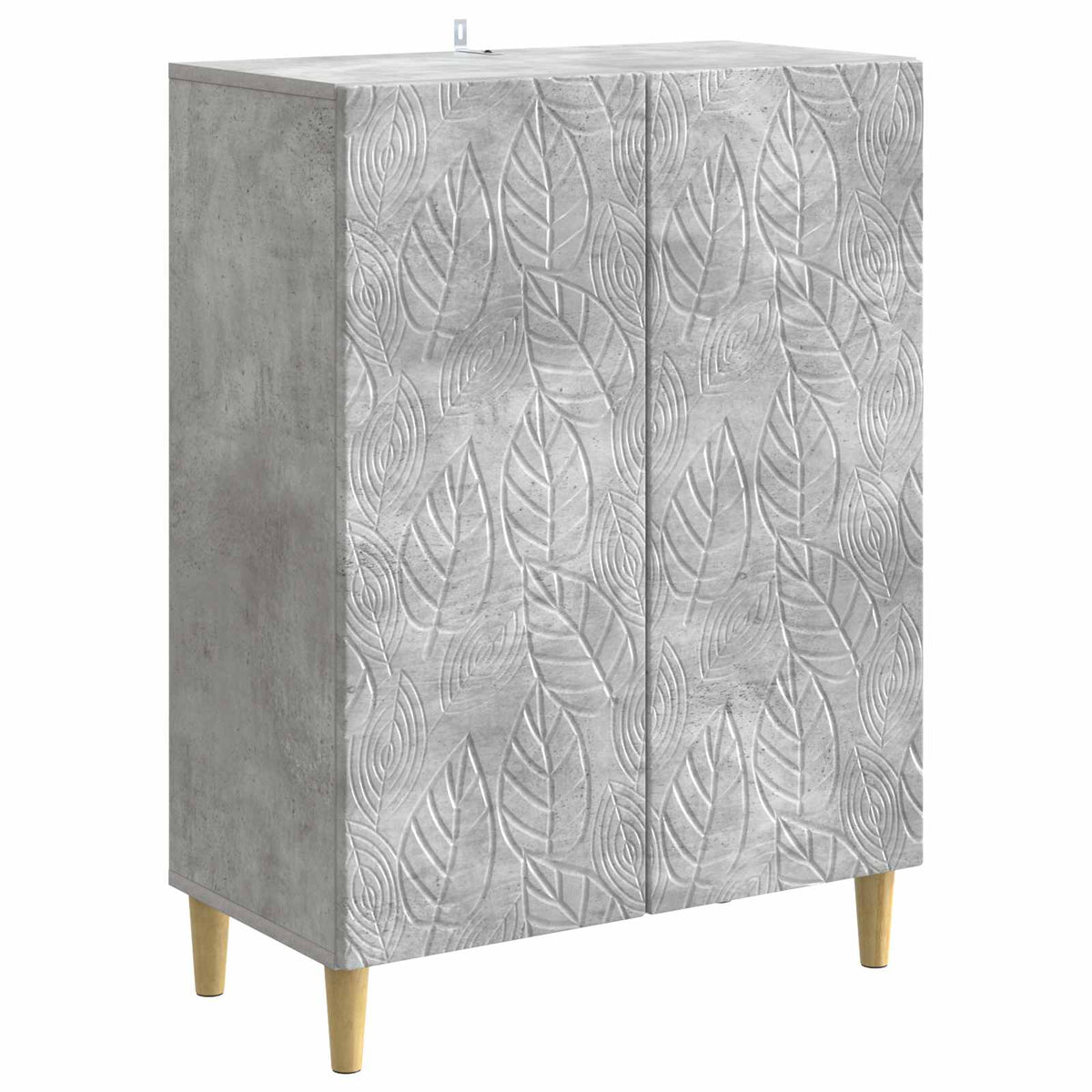 Sideboard Betongrau 66 x 34,5 x 90 cm Holzwerkstoff