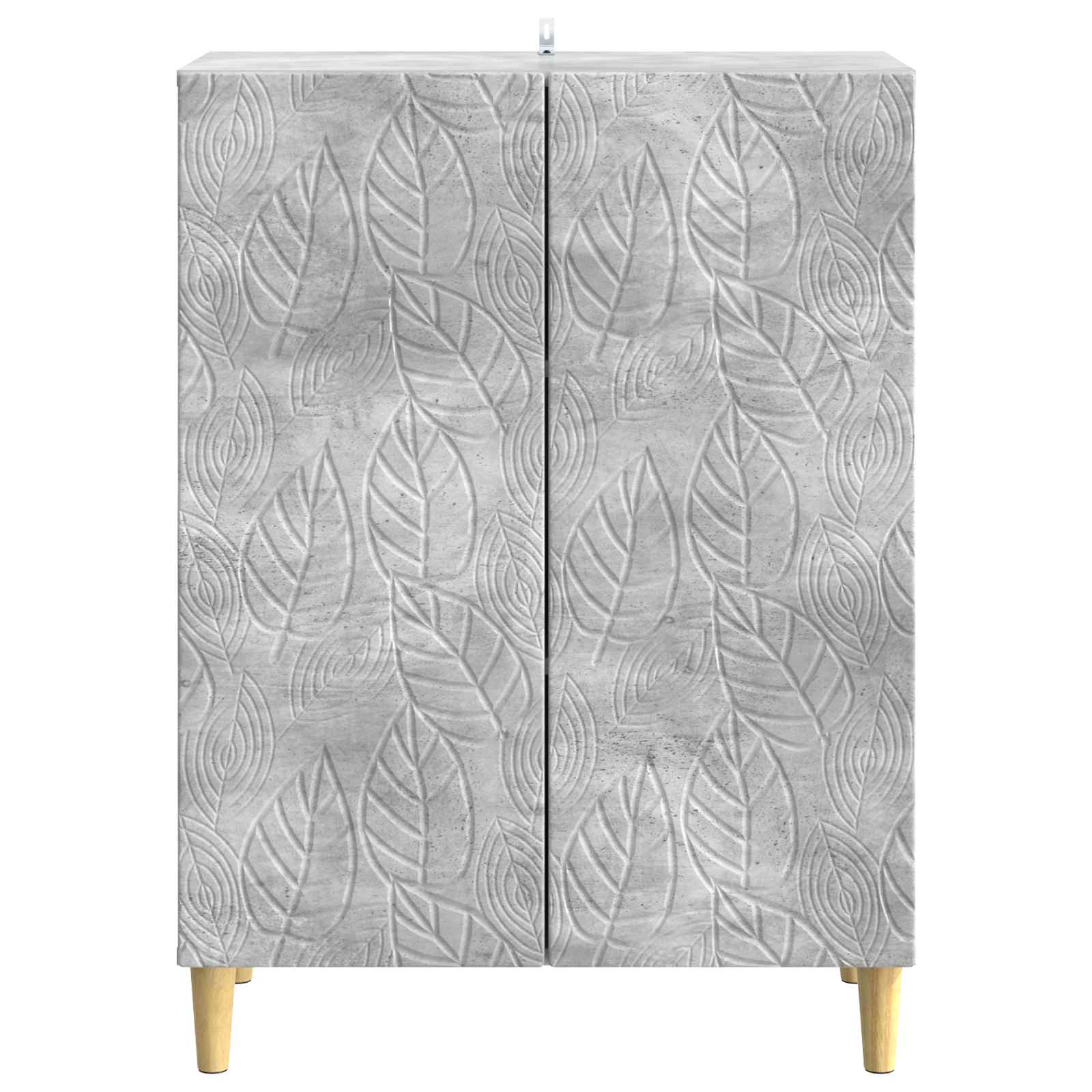 Sideboard Betongrau 66 x 34,5 x 90 cm Holzwerkstoff