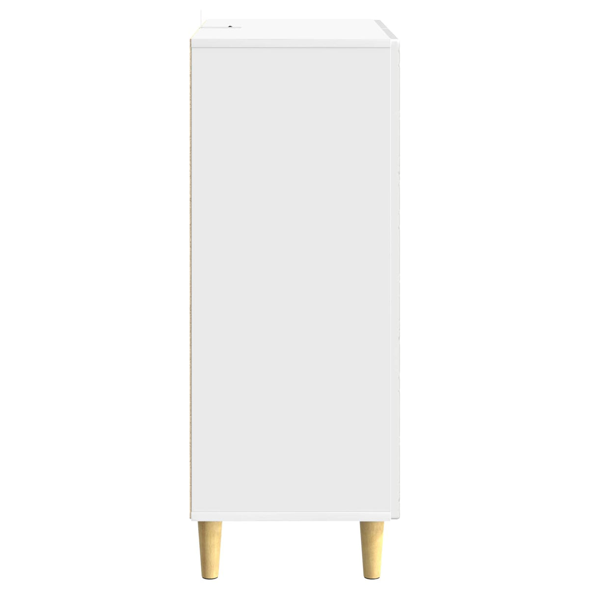 Sideboard Hochglanz Weiß 66 x 34,5 x 90 cm Holzwerkstoff