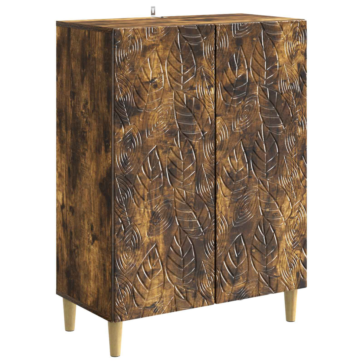 Sideboard Geräucherte Eiche 66 x 34,5 x 90 cm Holzwerkstoff
