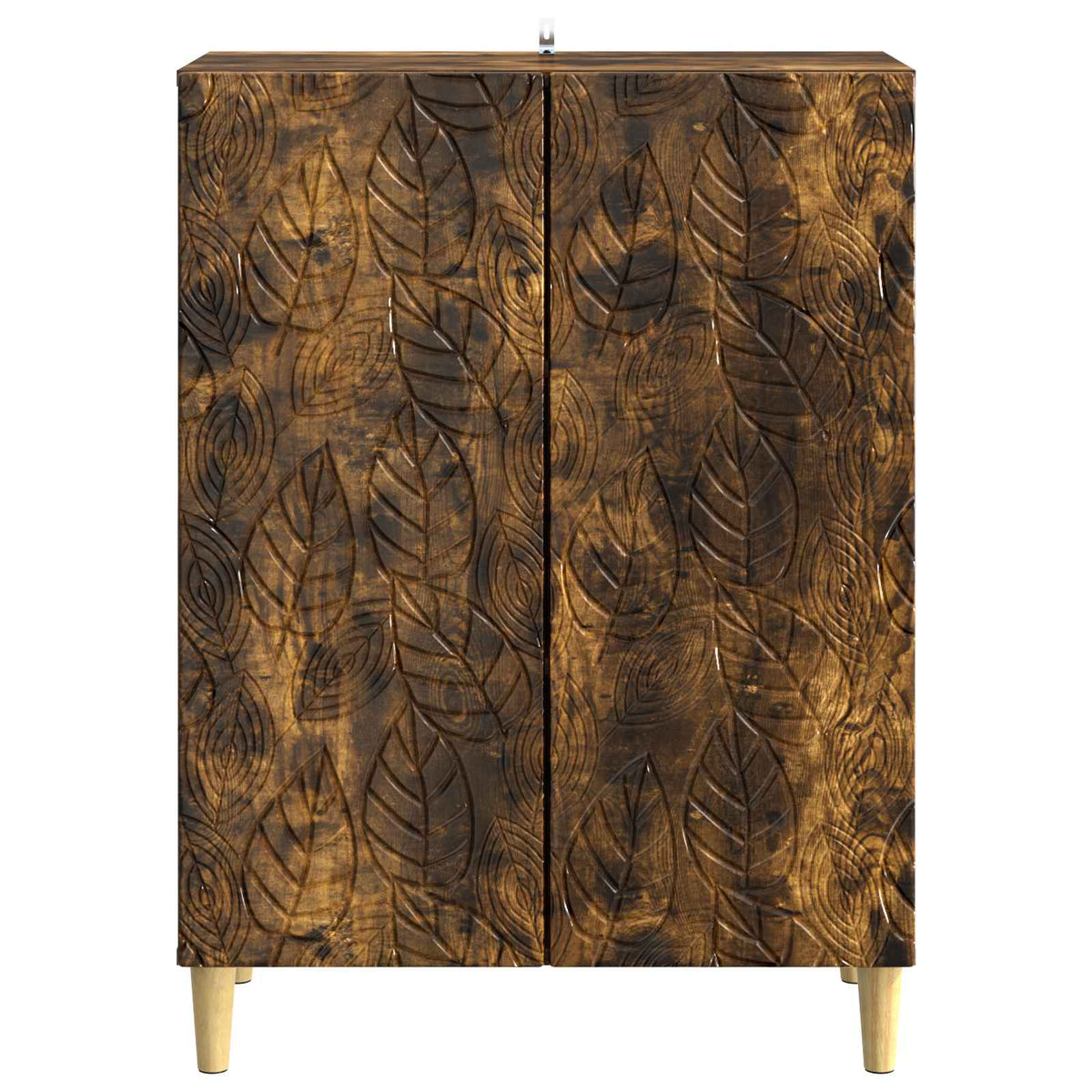 Sideboard Geräucherte Eiche 66 x 34,5 x 90 cm Holzwerkstoff