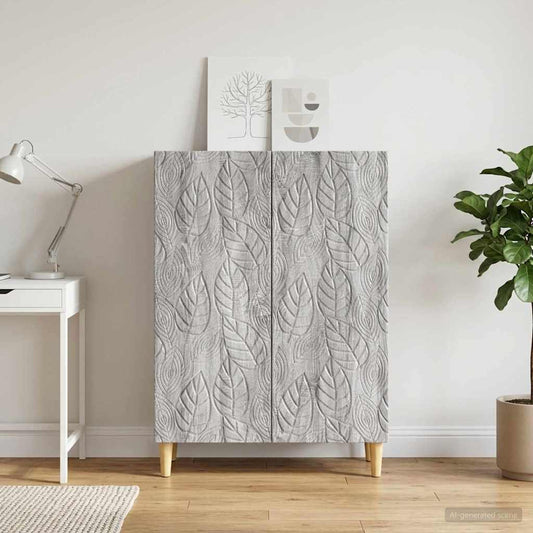 Sideboard Grau Sonoma 66 x 34,5 x 90 cm Holzwerkstoff
