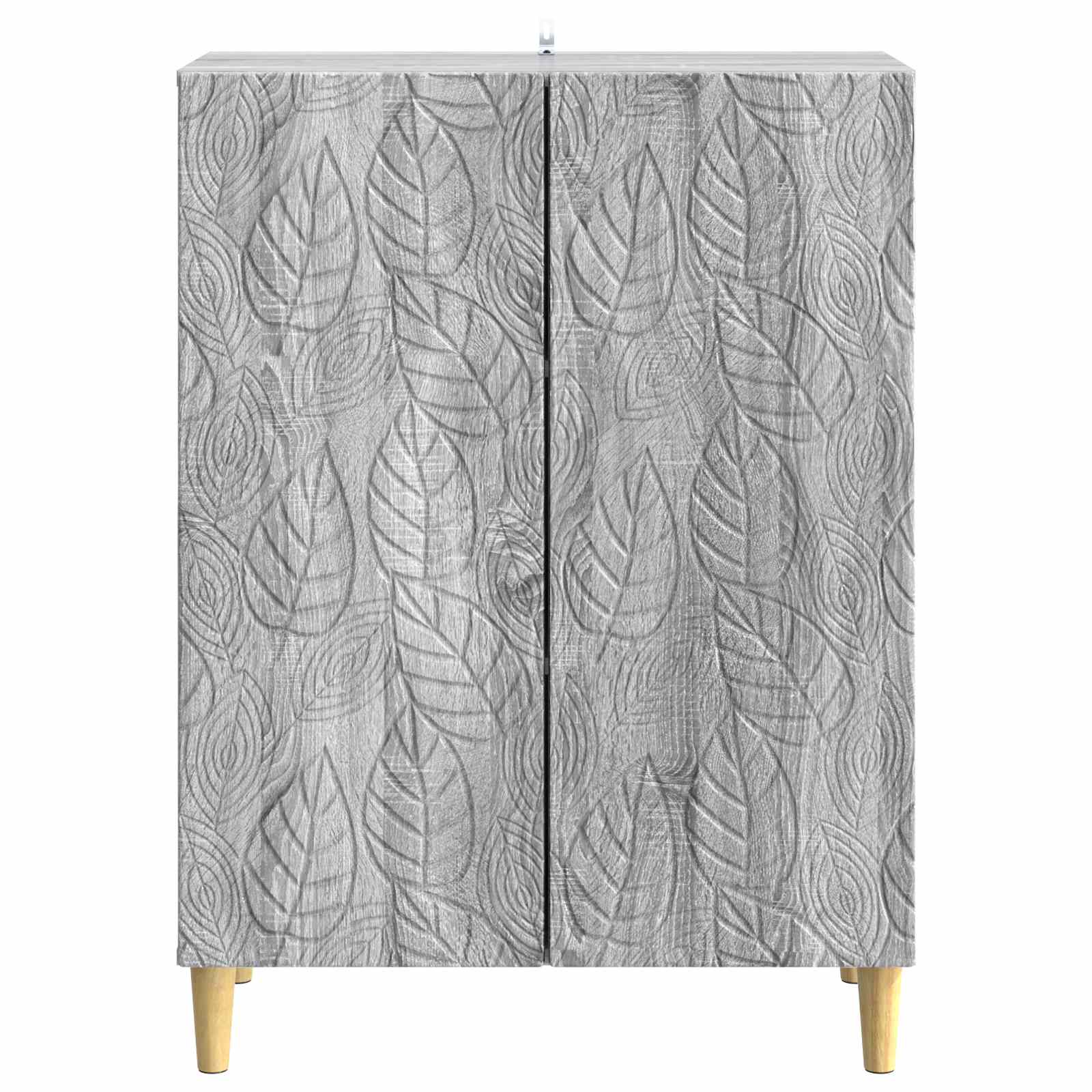 Sideboard Grau Sonoma 66 x 34,5 x 90 cm Holzwerkstoff